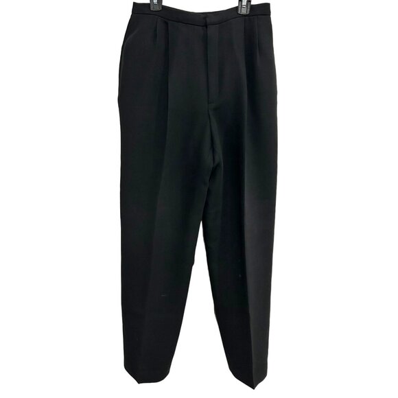 Dana Buchman Womens Black Wool Trousers Petite Sz 8P - Picture 1 of 8